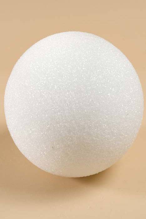 8" Styrofoam Ball White Ea