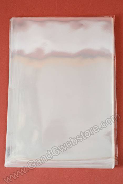 8" X 12" Cellophane Bag Clear Pkg/50 - Image 2