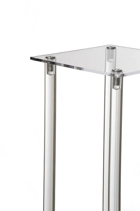 8" X 25" Acrylic Pillar Centerpiece Stand Clear - Image 2