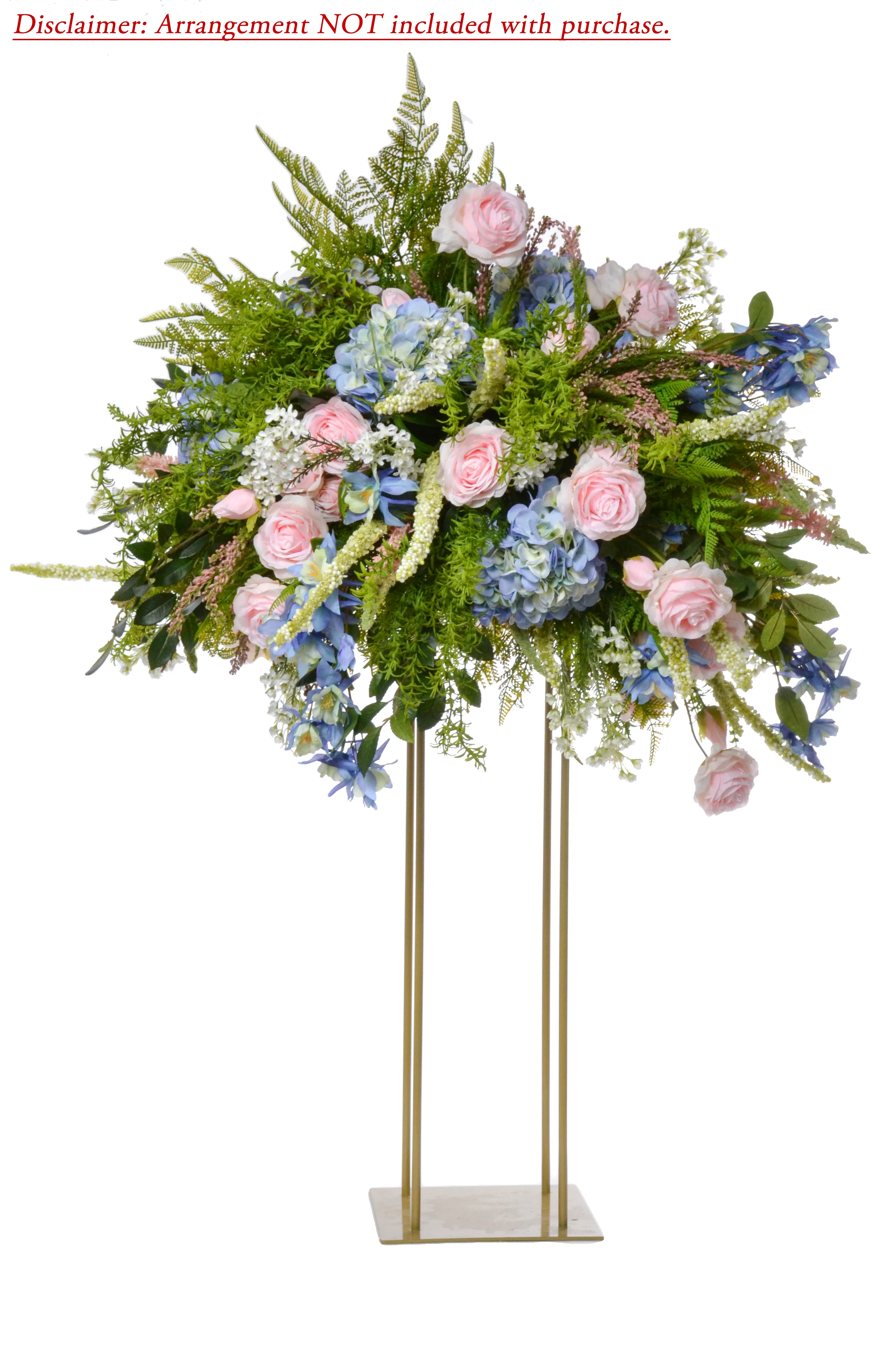 8" X 45" Harlow Stand Gold - Image 2