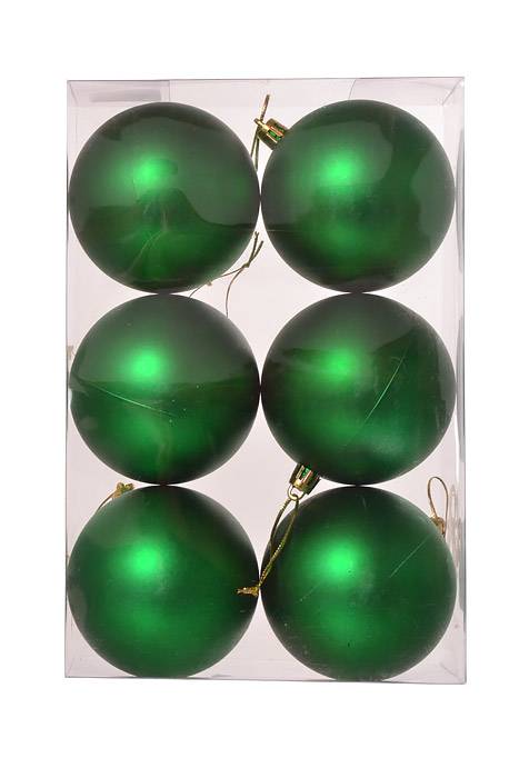 80 Mm Matt Plastic Ball Green Pkg/6 - Image 2