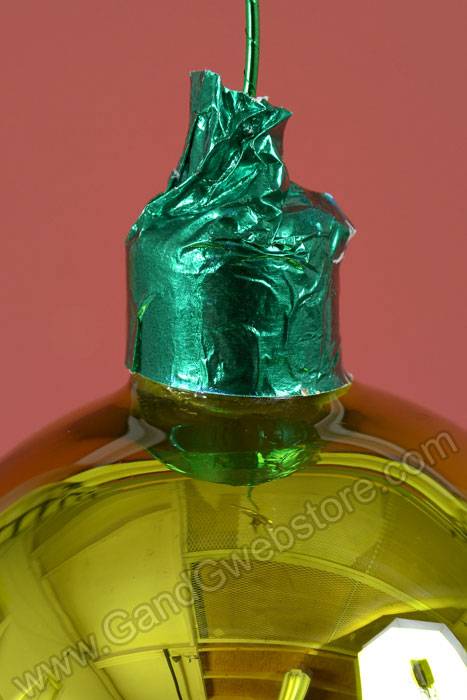 80mm Gloss Glass Ball Apple Green Pkg/12 - Image 2