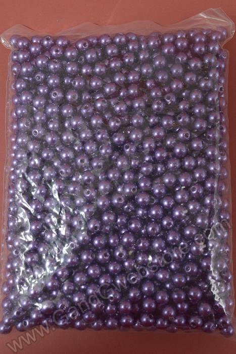 8mm Abs Pearl Beads Purple Pkg(500g) - Image 2