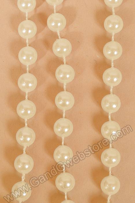 8mm X 25yds Pearl Garland Ivory - Image 3