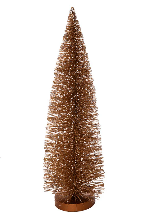 9" / 12" / 15" Snow Tipped Bristle Tree Copper Set/3 - Image 2
