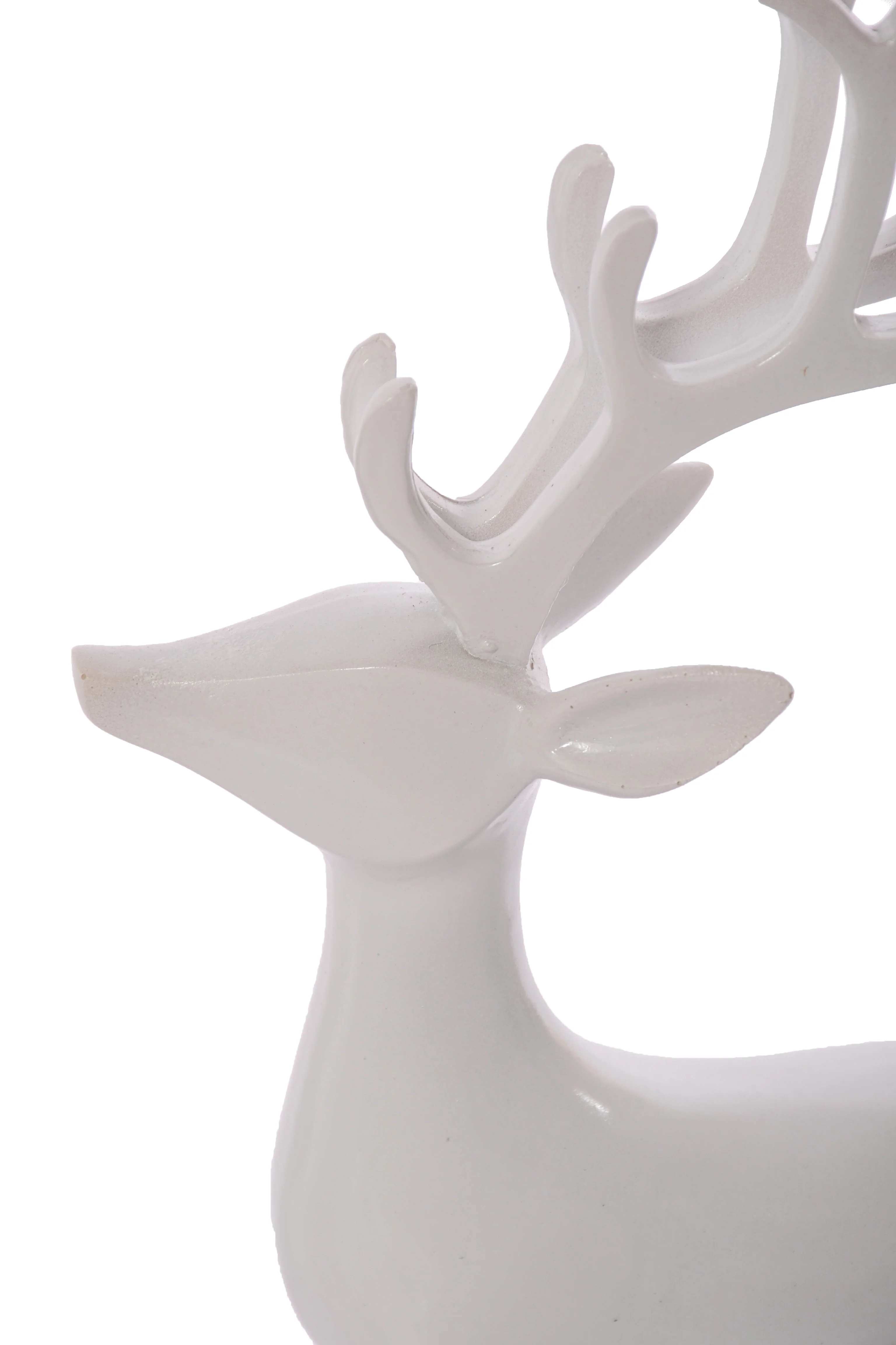 9.25" - 15.25" Reindeer White Set/2 - Image 2