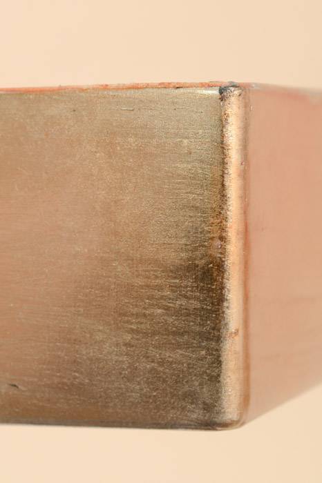 9.25" X 5" Rectangle Hard Plastic Gold - Image 2