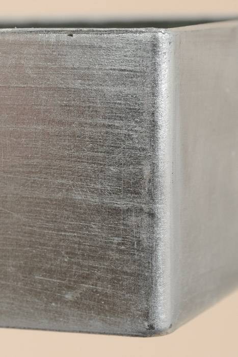 9.25" X 5" Rectangle Hard Plastic Silver - Image 2