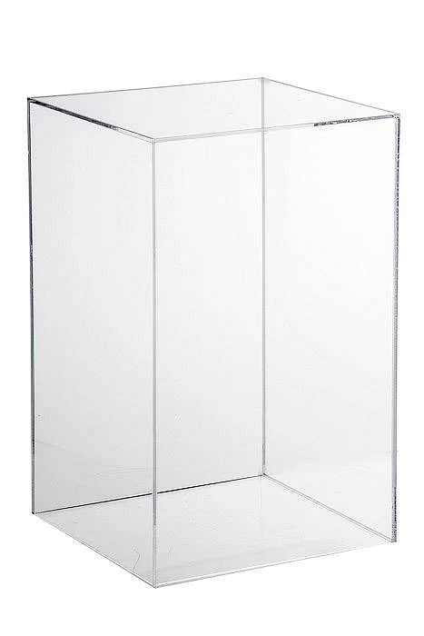 9.75" X 9.75" X 15.75" Acrylic Vase Clear - Image 2