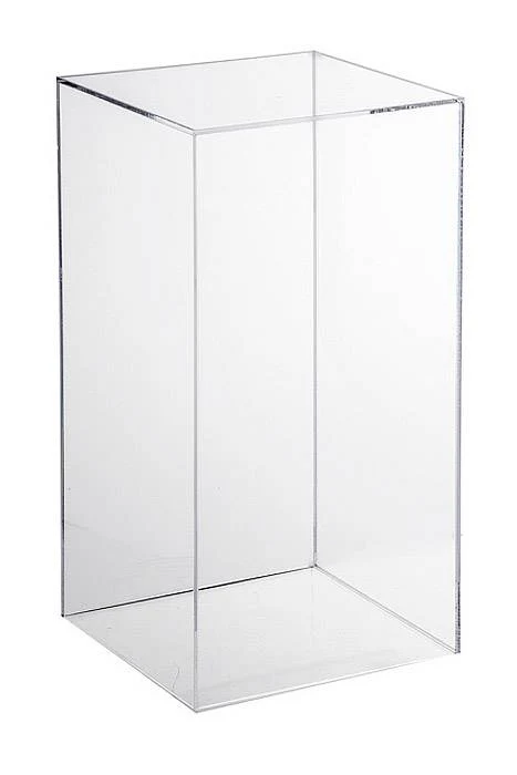 9.75" X 9.75" X 19.75" Acrylic Vase Clear - Image 2