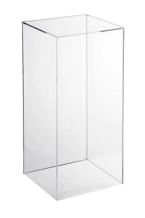 9.75" X 9.75" X 23.5" Acrylic Vase Clear - Image 2