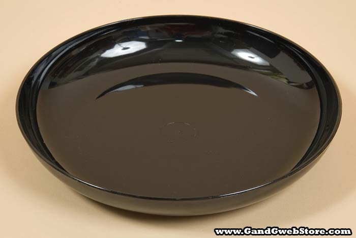 9" Dish Black Pkg/6 - Image 2