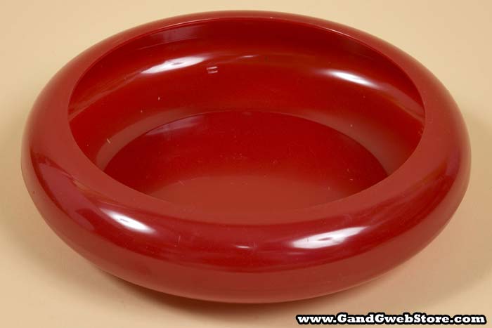 9" Frisbee Dish Red Pkg/6 - Image 2