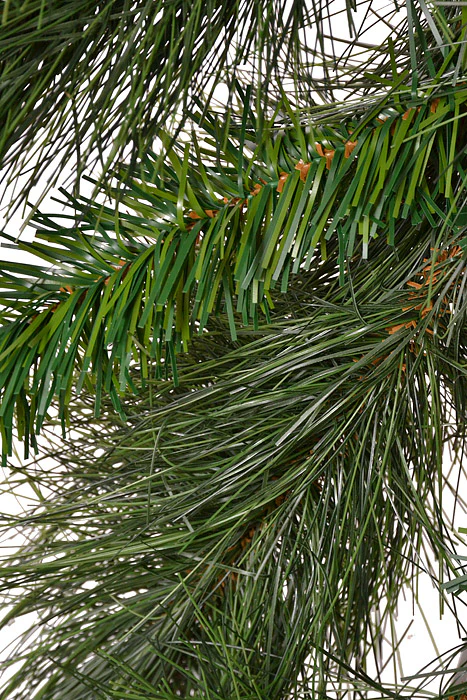 9 FT x 18" Long Needle Mix Garland Green - Image 2