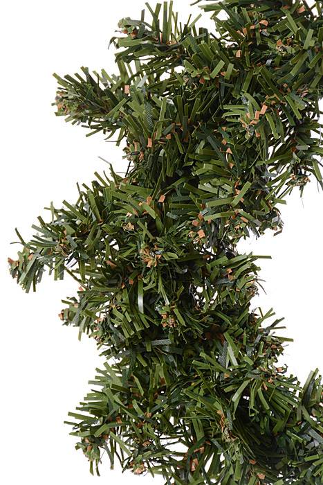 9" Mini Pine Wreath Two Tone Green - Image 2
