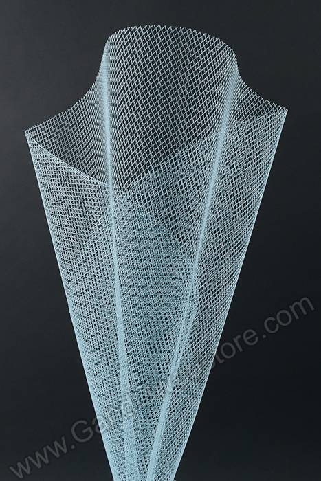 9" Round Tulle Blue Pkg/50 - Image 2