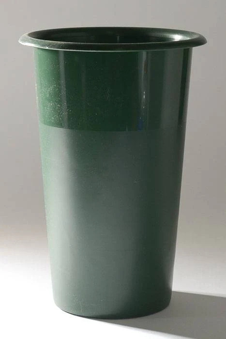 9" X 14" Plastic Stock Vase Green