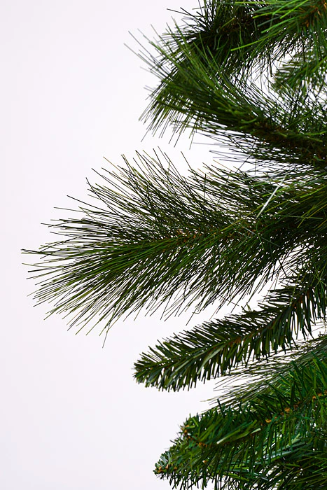 9Ft X 24" Long Needle Mixed Pine Garland With Led Lights Green - Image 2