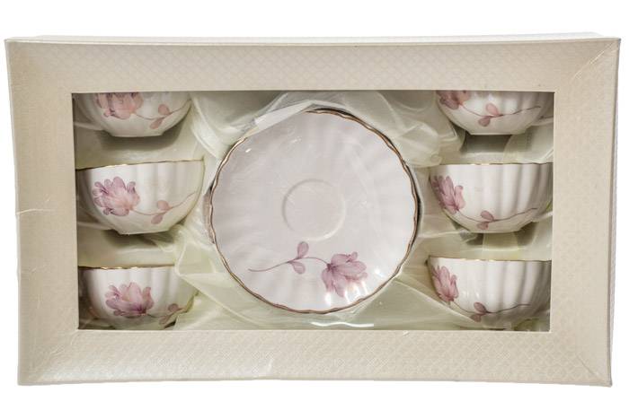 Ceramic Cup/saucer Set/6 - Image 2