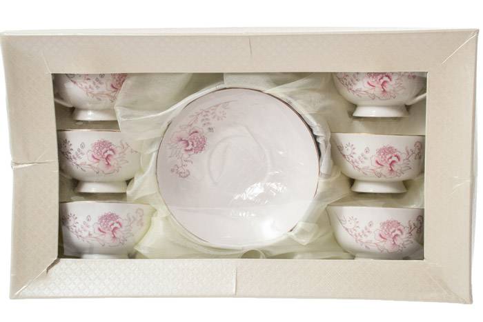 Ceramic Cup/saucer Set/6 - Image 2
