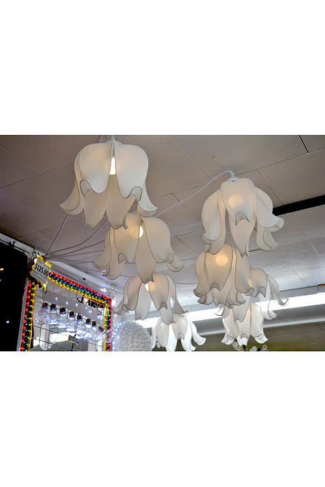 Hanging Flower Lamp Set/10 - Image 2