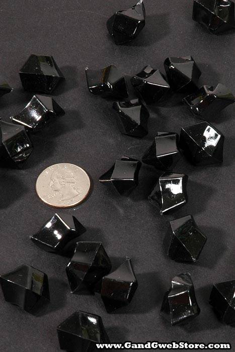 Large Acrylic Cube Black Pkg/1lb - Image 2
