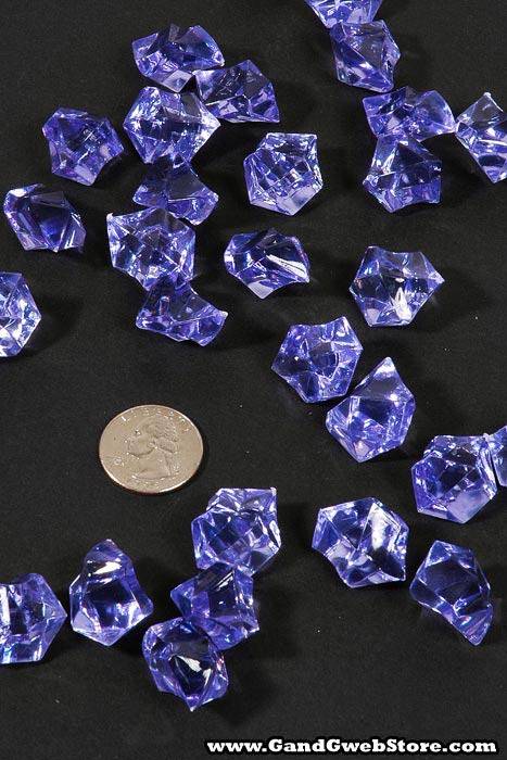Large Acrylic Cube Periwinkle Pkg/1lb - Image 2