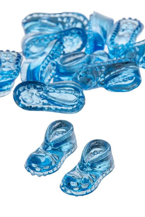 Mini Baby Shoe Cl/bl Pkg/144 - Image 2