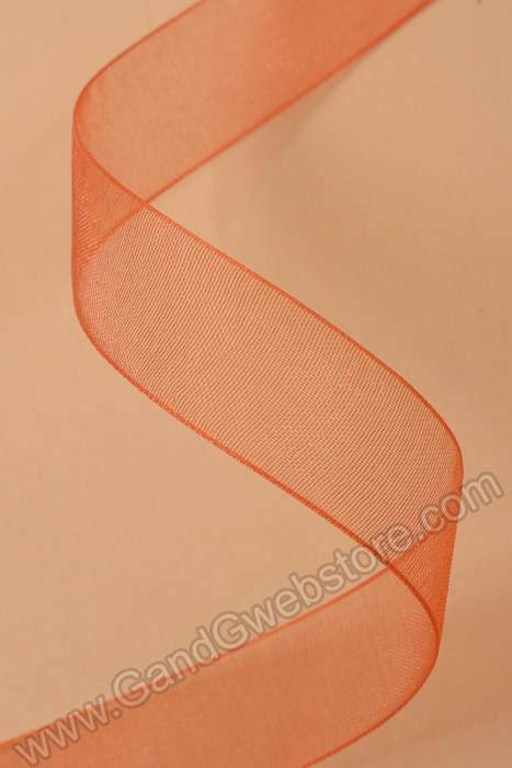 Organdy Ribbon Copper - Image 2