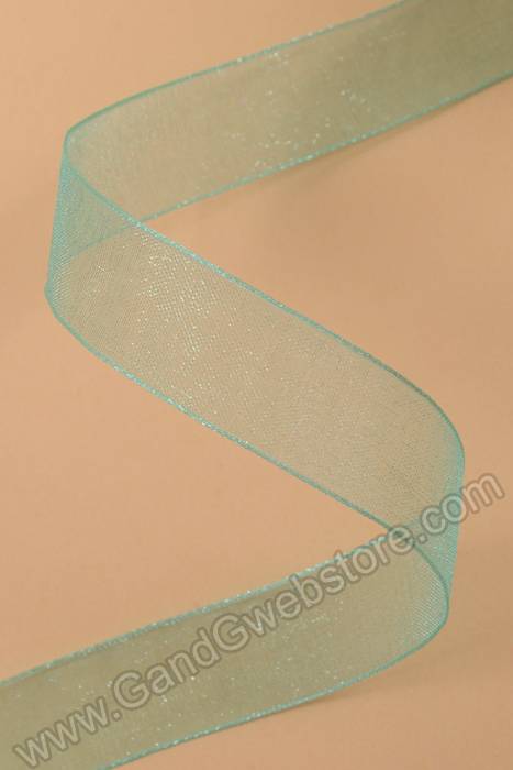 Organdy Ribbon Tiara Blue - Image 2