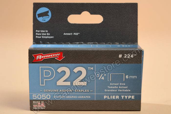 P-22  1/4" Staples  Pkg/5050 - Image 2