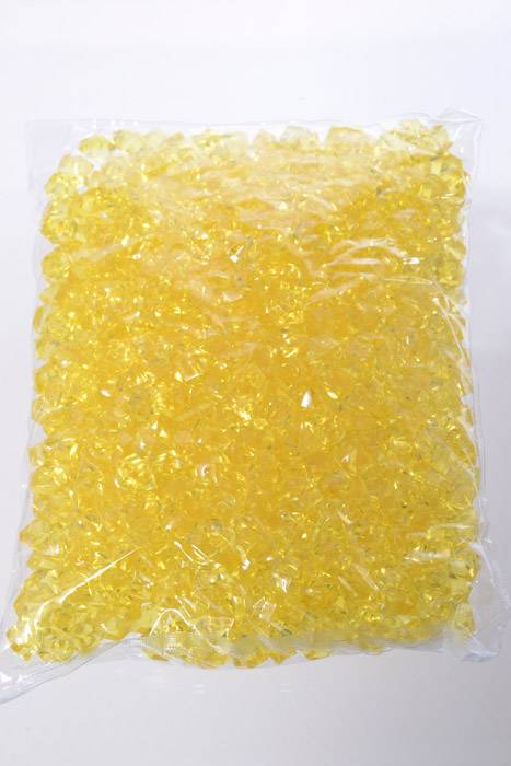 Small Acrylic Cube Yellow Pkg/1lb - Image 2